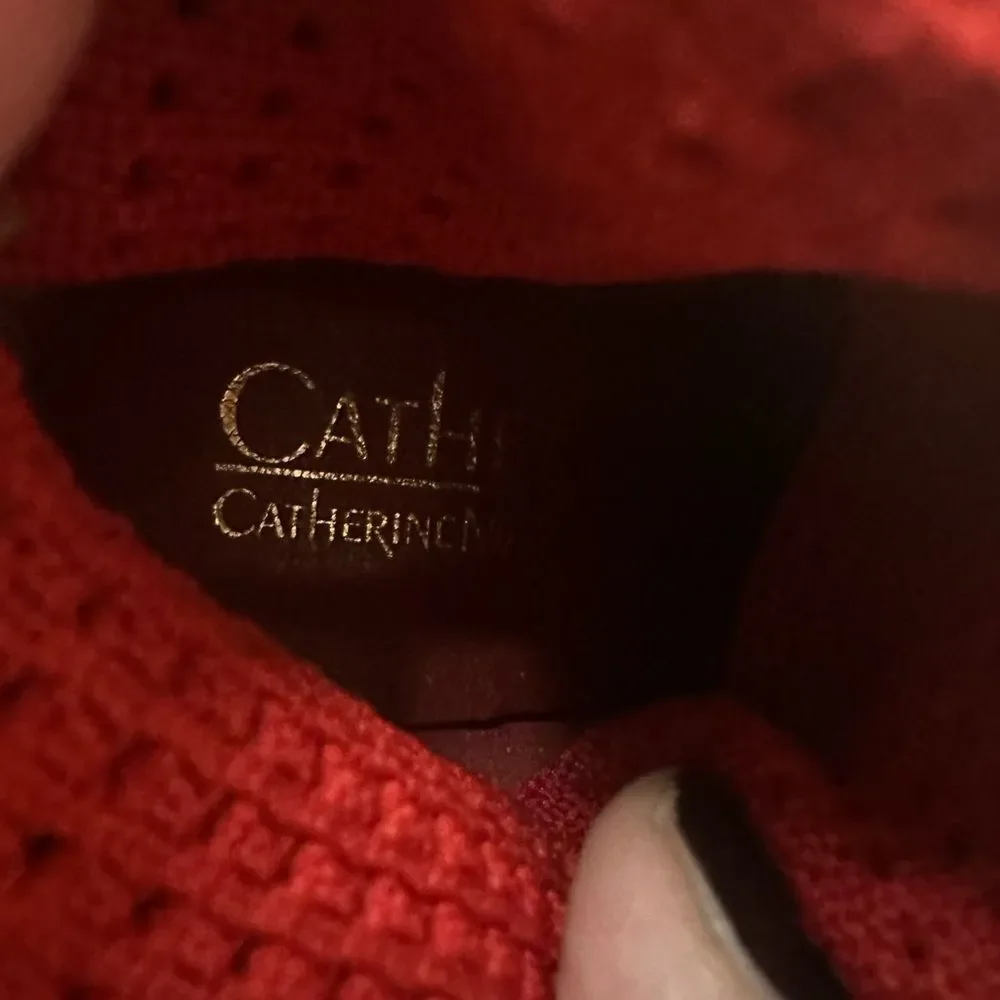 Catherine Malandrino red pump‎ heel ankle boots great for the holidays size 6 - Picture 6 of 9